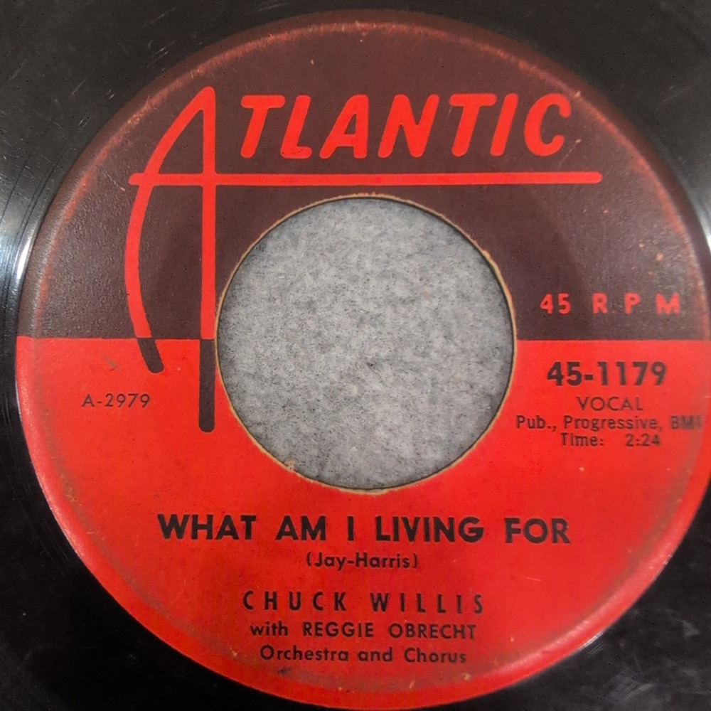 Chuck Willis‎ What Am I Living For Hang Up My Rock and Roll Shoes Atlantic 1179 - Picture 2 of 4
